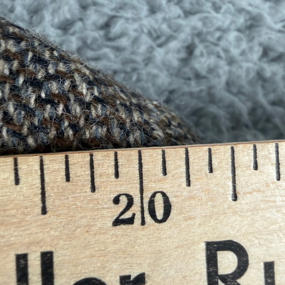 Stafford Blazer Jacket Men 42S Brown Herringbone Elbow Patch Wool Sport Coat USA - Picture 12 of 14